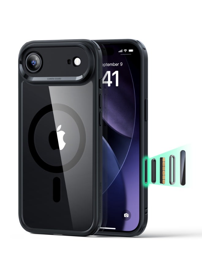 ESR for iPhone Air Case, Camera Control, Compatible with MagSafe, Shockproof Military-Grade Protection, Magnetic Phone Case for iPhone 17 Air Case black - Image 1