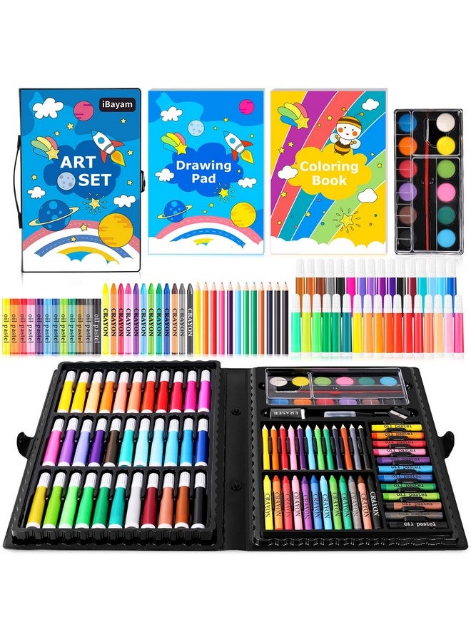 iBayam Art Supplies 149Pack Drawing Kit Painting Art Set Art Kits Gifts Box Arts And Crafts For Kids Girls Boys With Coloring Book Crayons Pastels Pencils Watercolor Pens & Cakes - Image 1