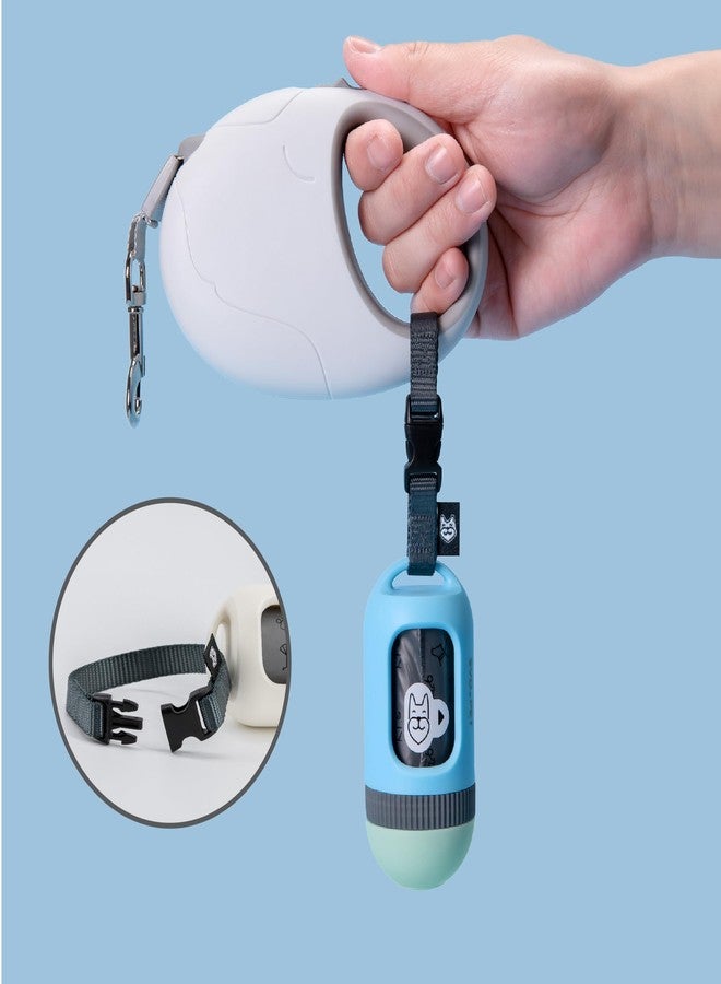 SVD.PET Dog Poop Bag Dispenser, Retractable Poop Bag Holder, Blue/Jade - Image 3