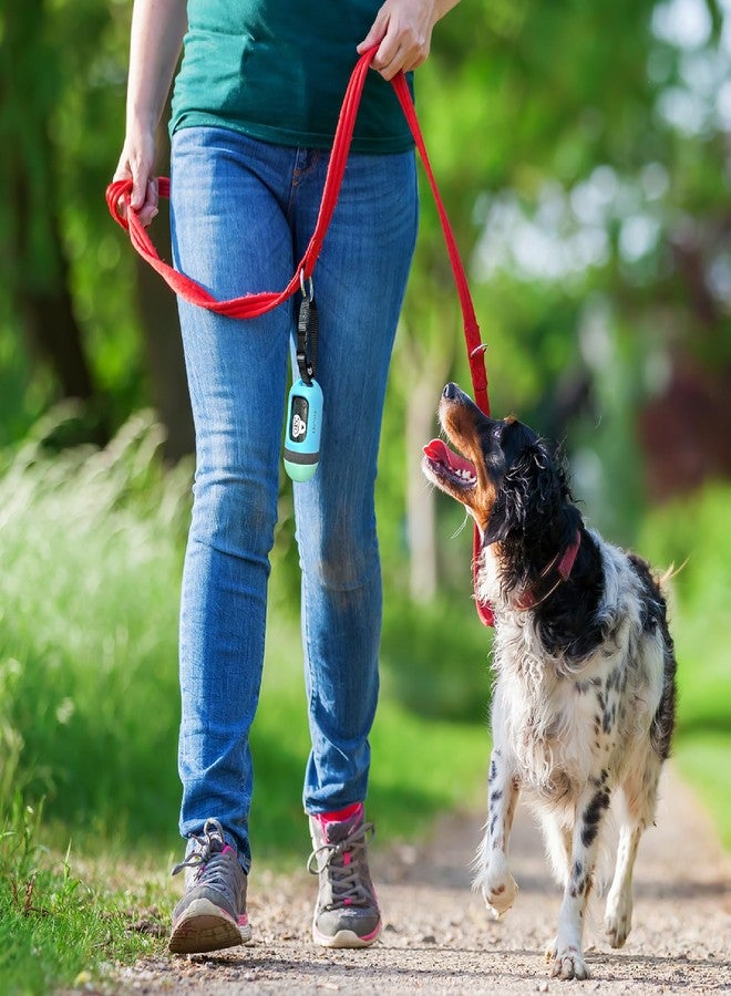 SVD.PET Dog Poop Bag Dispenser, Retractable Poop Bag Holder, Blue/Jade - Image 4