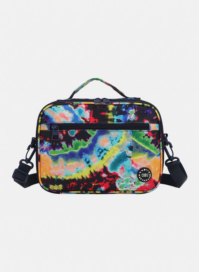 CUBS Junior Black Tie Dye Swirls Lunch bag  - Image 5