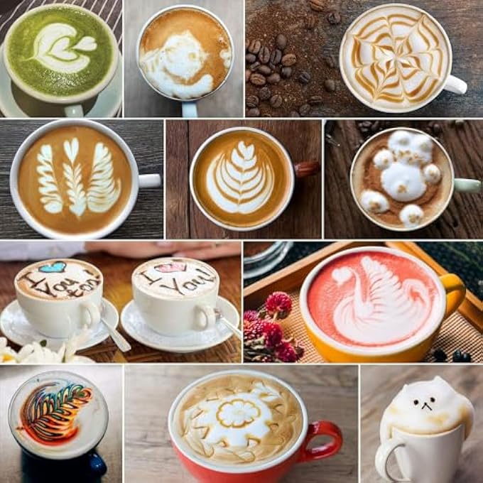 Adorever Coffee Milk Frothing Pitcher Stainless Steel Milk Frothing Pitcher With Latte Art Pen  12Oz Coffee Utensils For Espresso Latte Cappuccino  Precision Scales Pointed Spout - Image 5