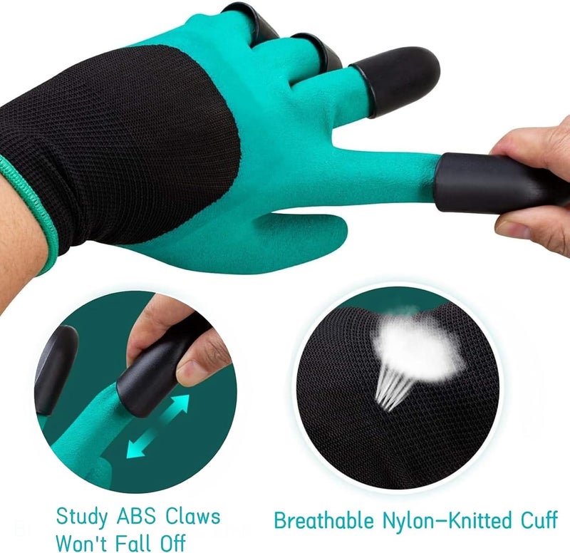 ToolHouse 1 Pair Garden Gloves with Claws, Breathable & Waterproof Garden Gloves with Claws, Quick and Easy Digging Without Tools, Safe Gardening Work Gloves for Women & Men - Image 4