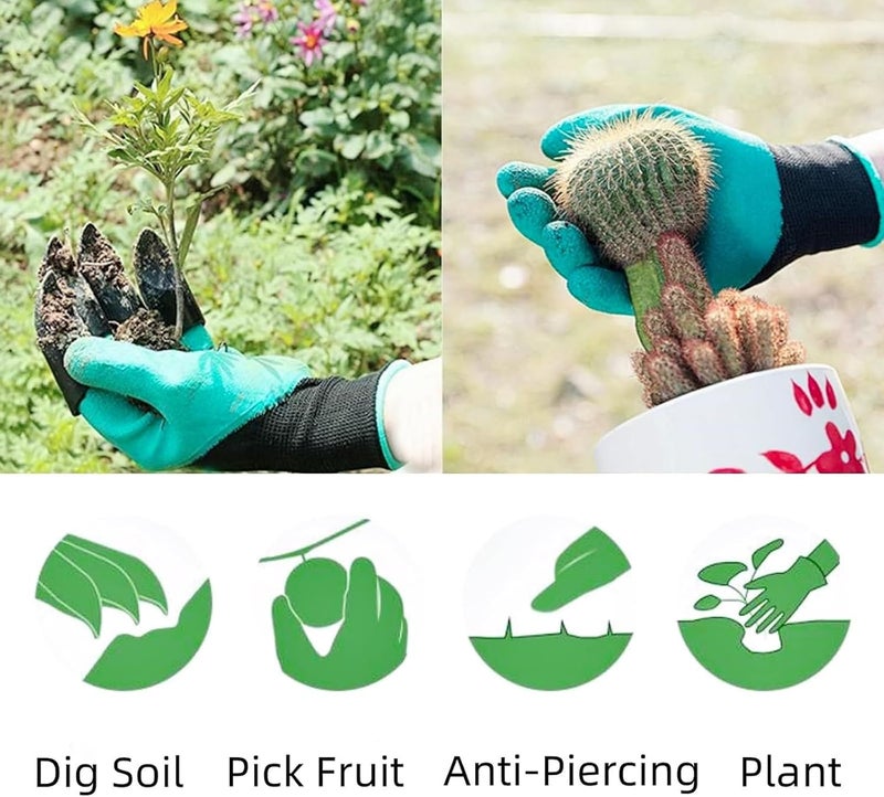 ToolHouse 1 Pair Garden Gloves with Claws, Breathable & Waterproof Garden Gloves with Claws, Quick and Easy Digging Without Tools, Safe Gardening Work Gloves for Women & Men - Image 5