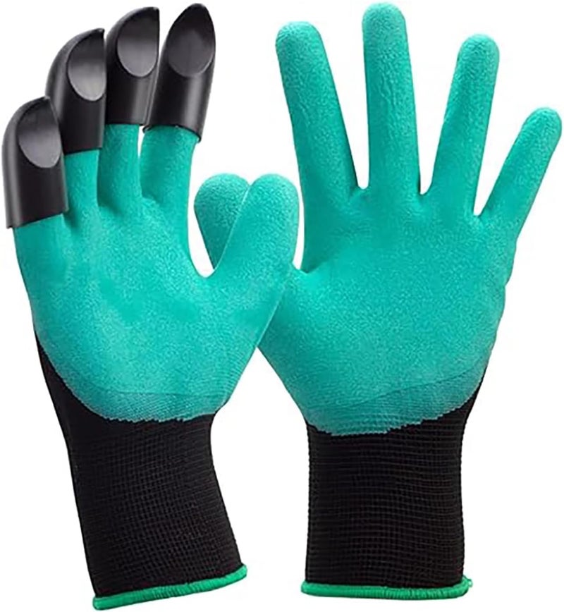 ToolHouse 1 Pair Garden Gloves with Claws, Breathable & Waterproof Garden Gloves with Claws, Quick and Easy Digging Without Tools, Safe Gardening Work Gloves for Women & Men - Image 1