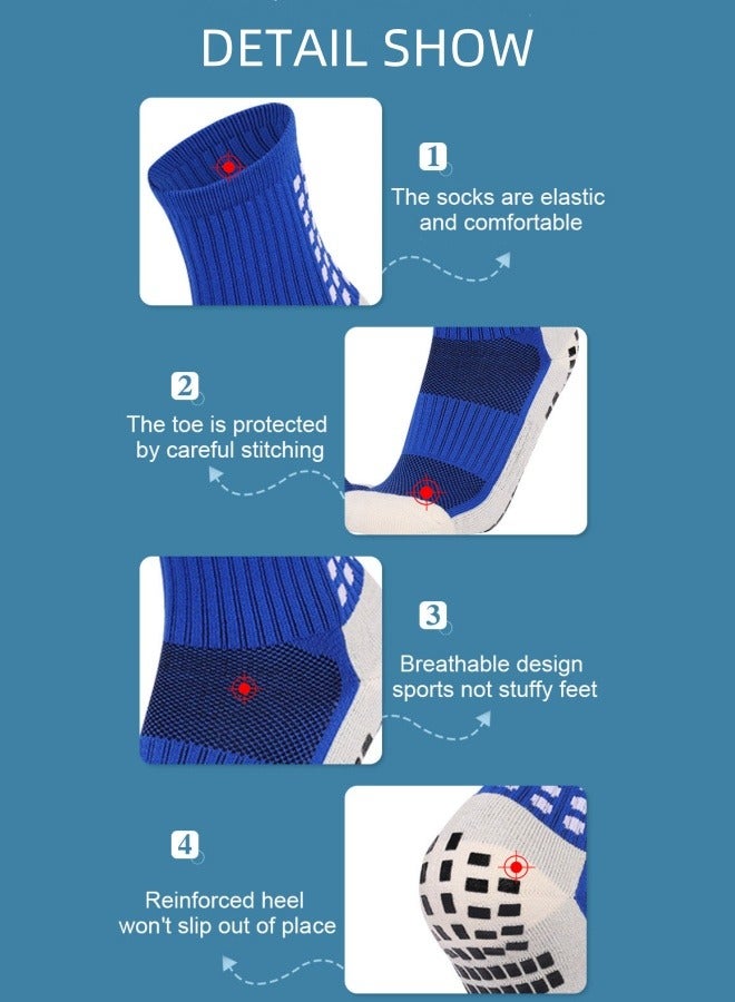 Pair Of Anti Slip Football Socks Adults - Image 3