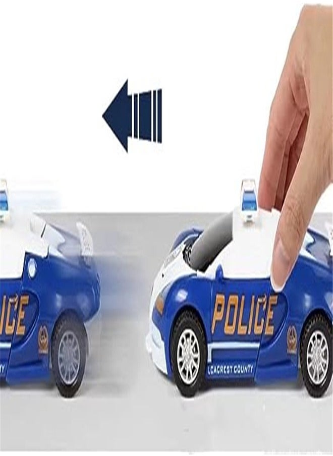 Goolsky Goolsky Transforming Robot Police Car with Light, Smart Robot Police Cars for Kids , Race Car to Robot Toy Transforming Toys for Boys,  - Image 3