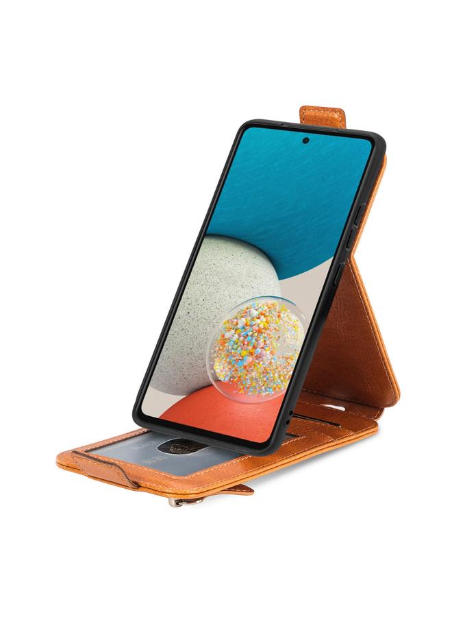 S-TOP Case For Samsung Galaxy A73 5G Zipper Wallet Vertical Flip Leather Phone Case - Image 3