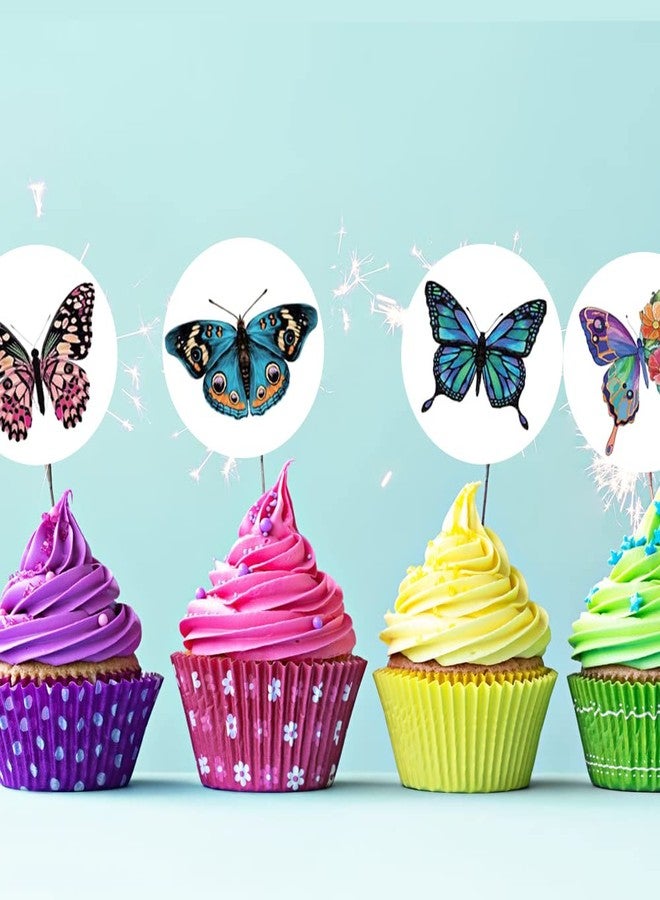 Hohamn 600pcs Butterfly Stickers Roll - 1.5 Inch Stickers for Kids Party Favors & Decoration - Image 5