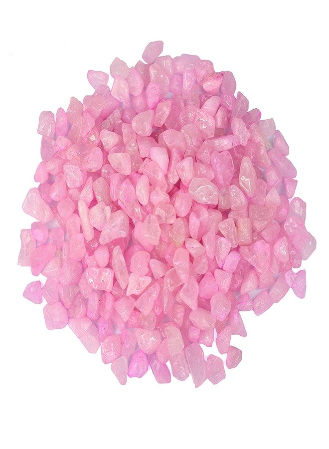 Reiki Crystal Products Natural Crystal Stone Crystal Stone Chips, Standard, Pink - Image 1