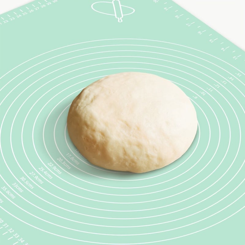 سجادة خبز غير قابلة للانزلاق مع مقياس قياس، أداة مطبخ صغيرة الحجم للعجين - Image 5