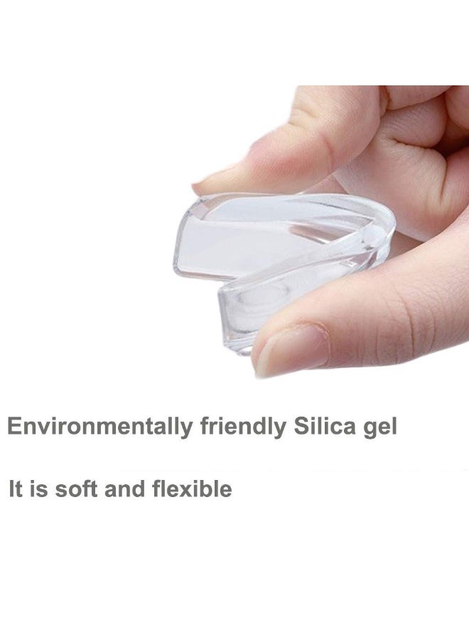 Gudui 24 حزمة واقيات زوايا شفافة لحماية الأطفال من زوايا الطاولات والأثاث وزوايا الحواف لمنع إصابات رأس الأطفال من الزوايا الحادة - Image 2