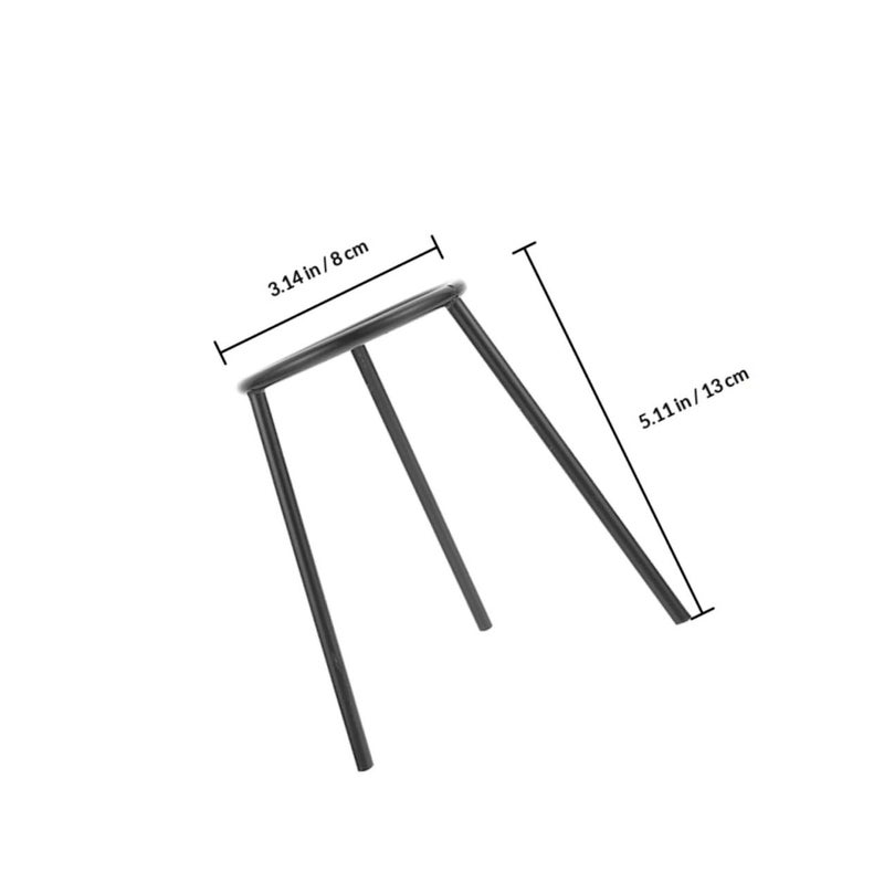 3 Pcs Iron Alcohol Burner Tripod Stand Laboratory Support Holder for Chemistry Science Education - Image 3