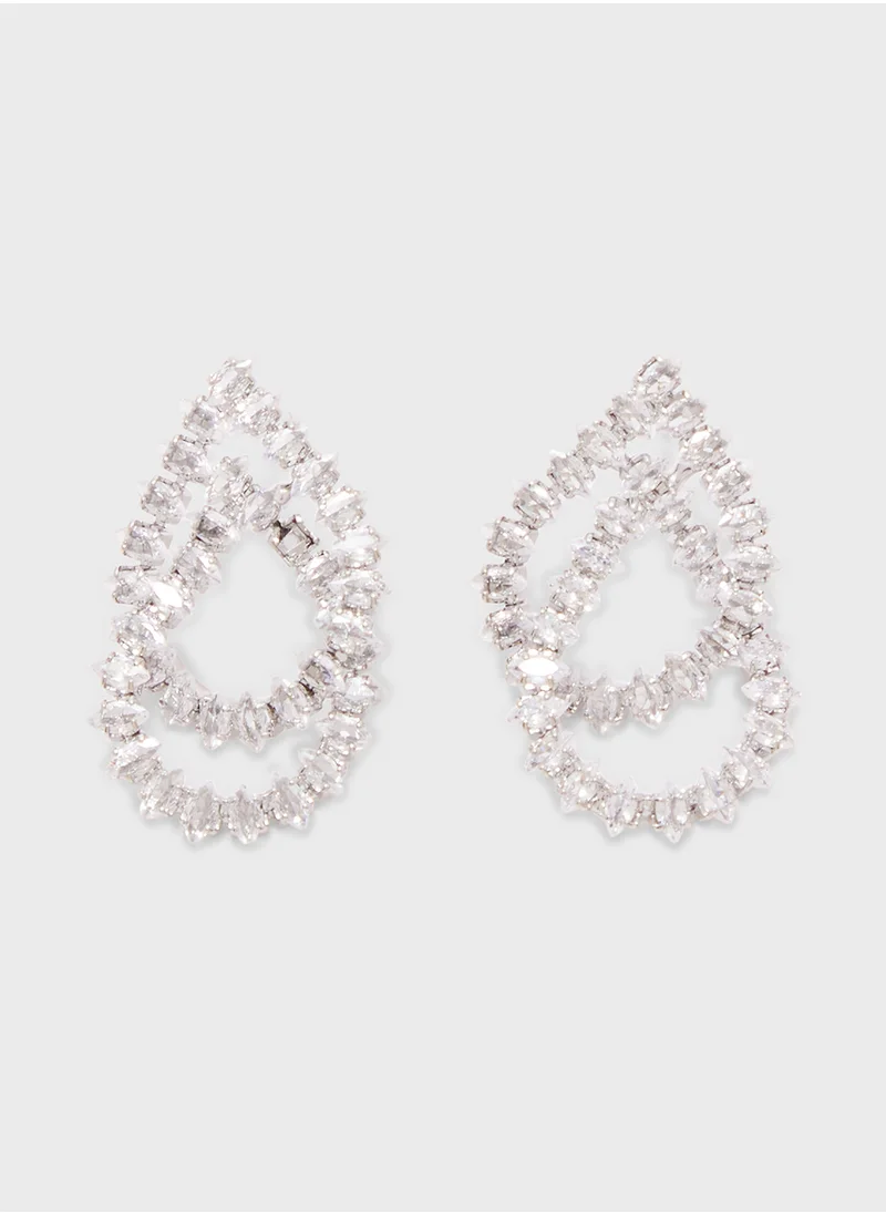 ايلا ليمتد اديشن Diamante Stud Earrings