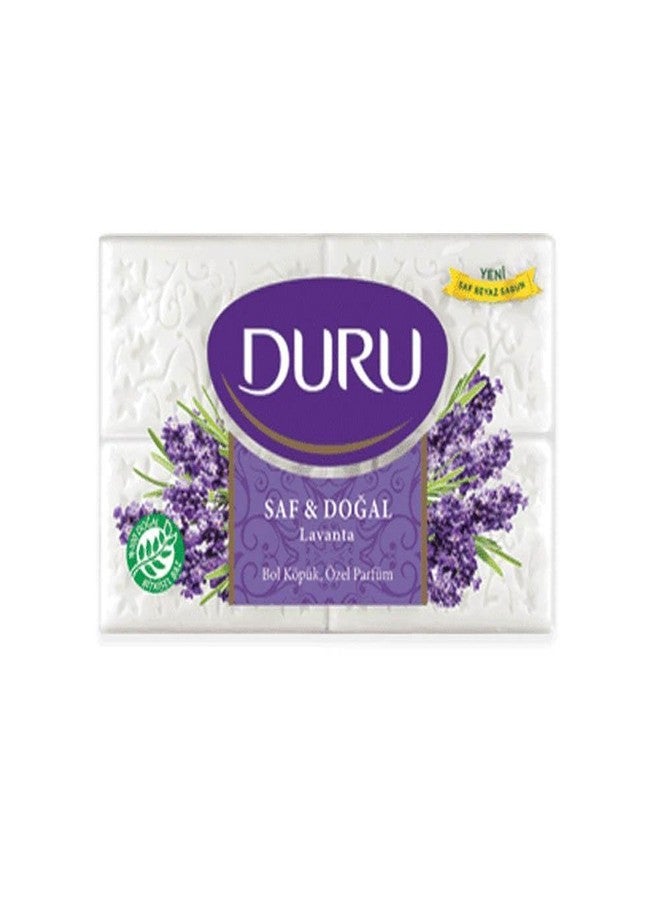Duru Pure and Natural Bar Soap, Lavender, 24.69 Ounce