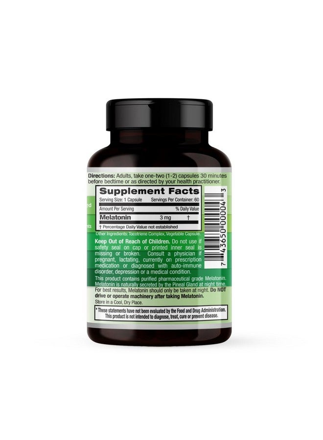 Emerald Labs EMERALD LABS Sweet Dreams Melatonin Time-Release - Melatonin Sleep Support Supplement - Supports Healthy Sleep Patterns - 60 Vegetable Capsules (Up to 60-Day Supply)  - Image 2