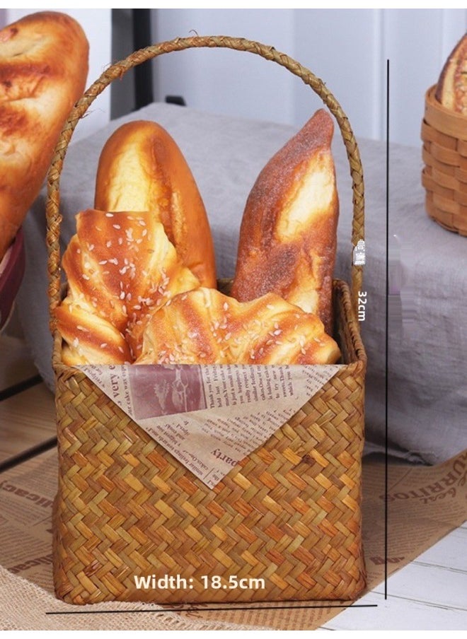 Simulation Bread Food Model Soft Fragrant Baguette European Bag Baking Cake Shop Window Display Sample Shooting Props-Color:10 Caterpillar Bread