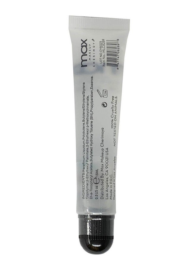 Cherimoya (3Pack) Max Makeup Lip Polish Coconut Oil Clear Gloss  - Image 3