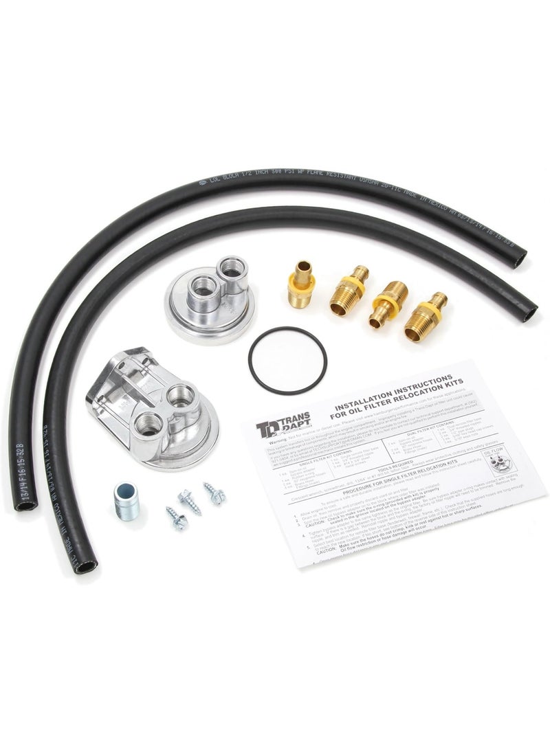 Trans-Dapt Performance Trans-Dapt Performance 1113 Oil Filter Relocation System  - Image 1