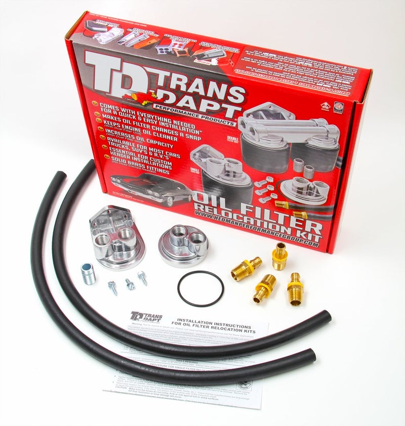 Trans-Dapt Performance 1113 Oil Filter Relocation System - Image 2