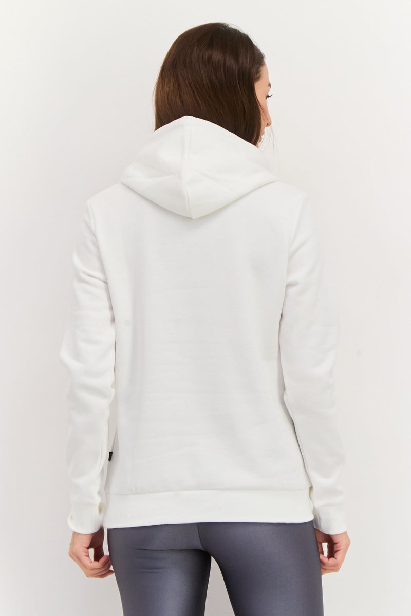 PUMA Women Sportswear Fit Long Sleeve Training Sweatshirt, White  - Image 3