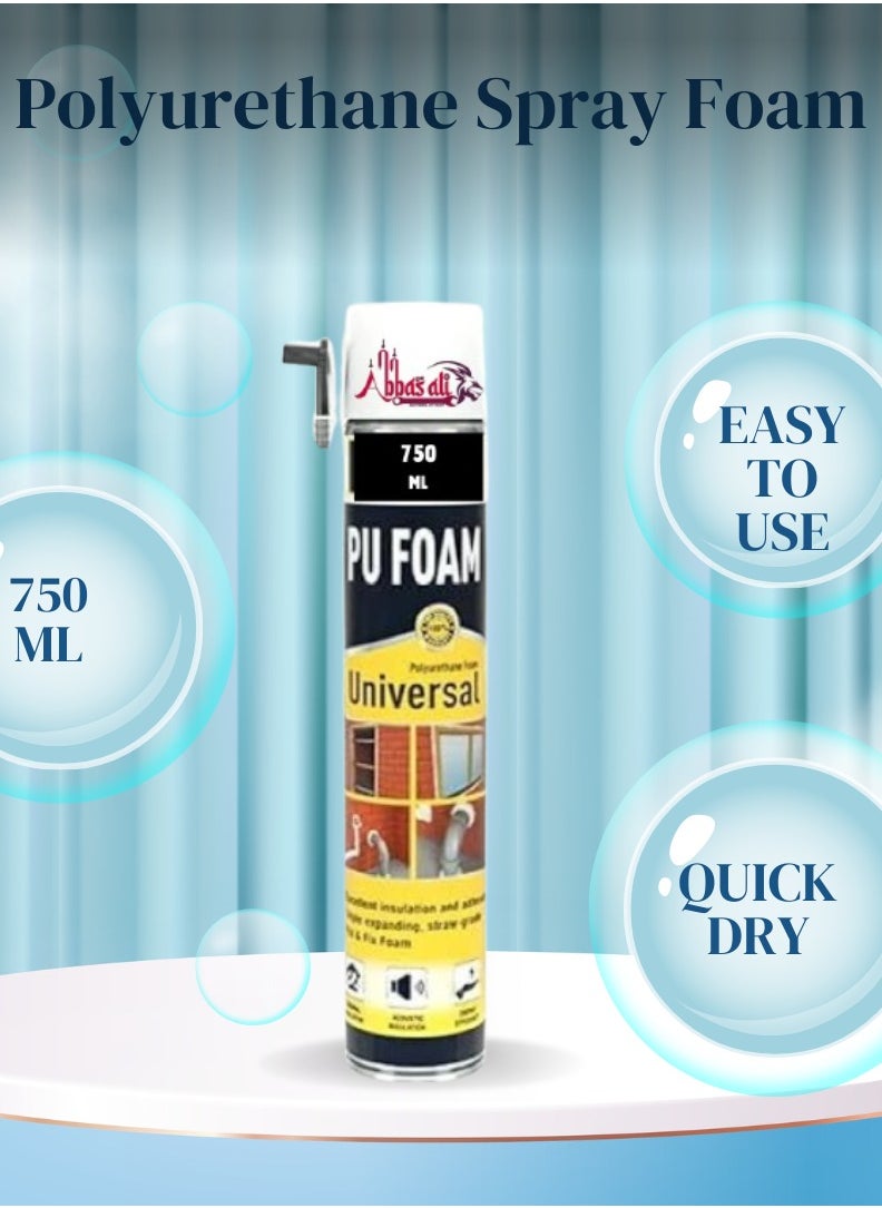 ABBASALI - Polyurethane Spray Foam, 750ml - Image 1