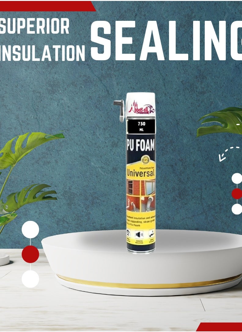 ABBASALI - Polyurethane Spray Foam, 750ml - Image 1