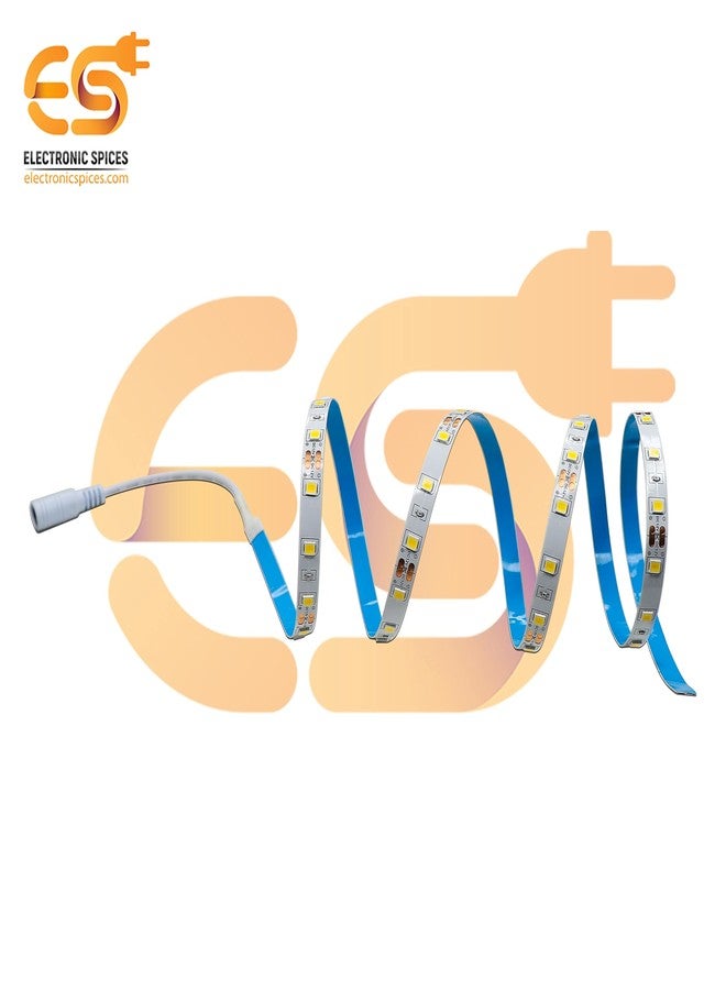 إلكترونيك سبايسس شريط إضاءة LED إلكتروني من نوع SMD، لون كهرماني، يعمل بجهد 12 فولت تيار مستمر، بطول متر واحد، مزود بموصل أنثى 3.5 ملم. - Image 3
