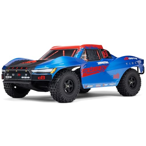 ARRMA RC Truck 110 FURY 2wd 223S BLX Brushless Short Course Truck RTR Battery and Charger Not Included with DSC Blue ARA3521T1 - Image 1