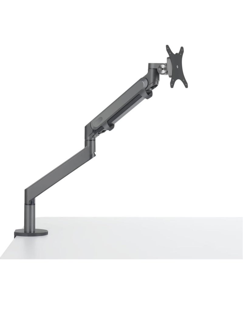 ELTRAZONE Single Gas Spring LCD Arm Desk VESA Bracket & Monitor Arm Stand for 10"-30" Screens: Tilt up 90° /down 85°, Swivel left/right 180°, 360° Rotation - Image 3
