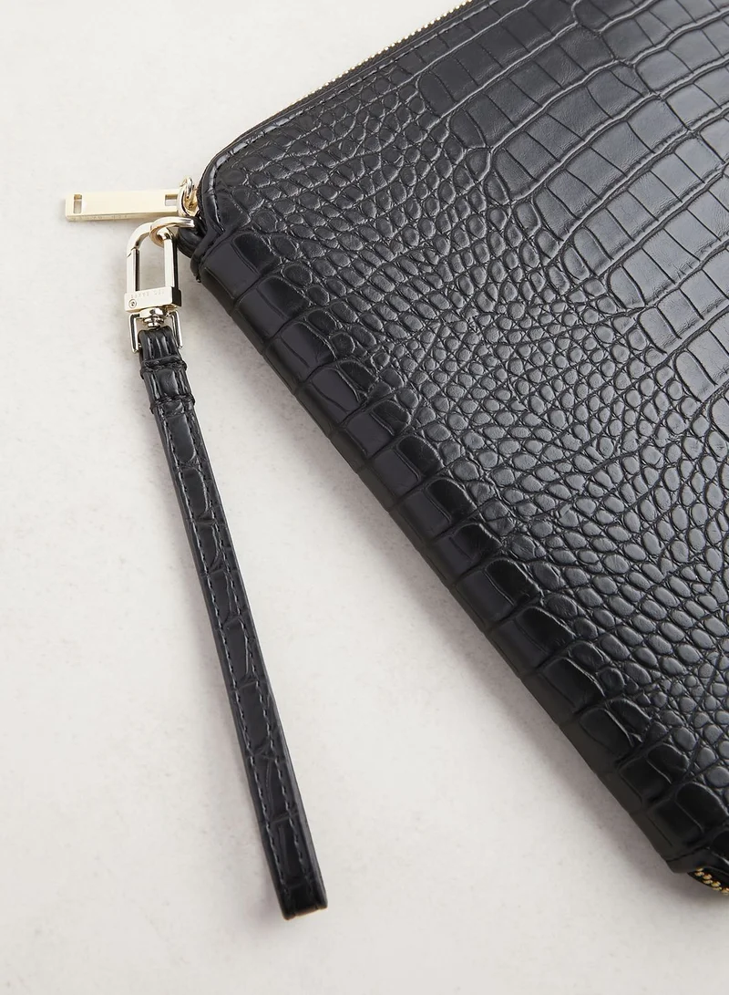 Ted Baker Meyti Imitation Croc A5 Travel Wallet