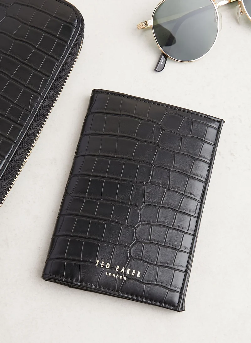 Ted Baker Meyti Imitation Croc A5 Travel Wallet