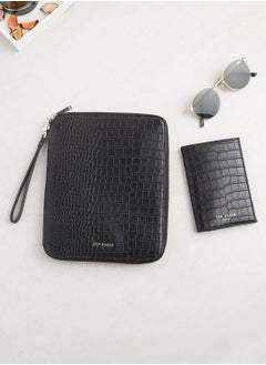 Meyti Imitation Croc A5 Travel Wallet