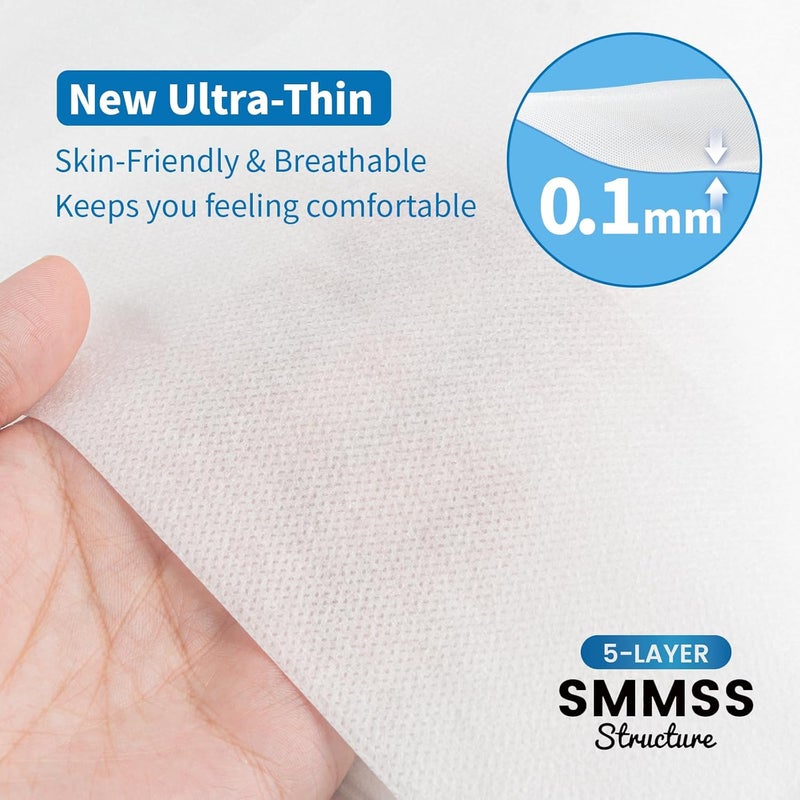 KIIS Travel-Safe Disposable Cover Sheets for Travel, Disposable Bed Sheet, Disposable Duvet/Comforter Cover, Disposable Pillowcases, Perfect for Hotels & Trips (Queen Size) - Image 2