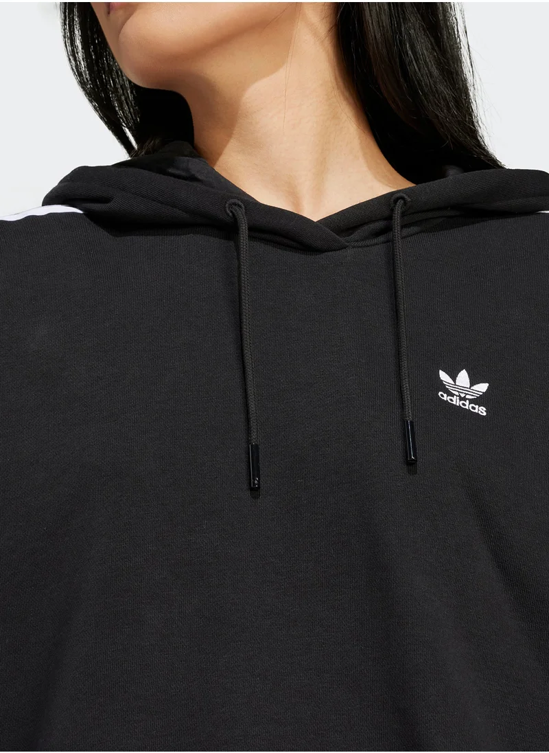 اديداس اوريجينالز Adicolor 3 Stripe Short Hoodie