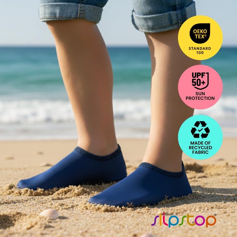 Slipstop Repeated use trusted quality AntiSlip Shoes for Kids - Quick-Dry Aqua Socks Beach Shoes for Kids - Barefoot Shoes for Water Sports Yoga Exercise Gulf climate tested upgraded quality - Image 4