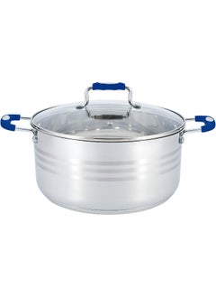 Wilson Stainless Steel Casserole With Blue Color Silicon Handle Gs-023  - Image 2