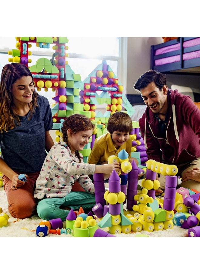 blockaroo Blockaroo Magnetic Foam Blocks - STEM Preschool Toys for Children, Toddlers, Boys and Girls, The Ultimate Bath Toy - 50 Piece Set, Bath Building Blocks, Engineering Toys for Kids 3-6  - Image 5