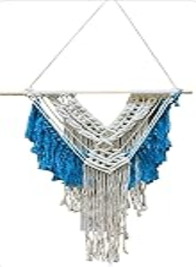 Boho Dream Catcher, Macrame Woven Cotton Wall Hanging for Home Decor, Wedding Party, Kids Bedroom, Gifts and Crafts 110cm*50cm 