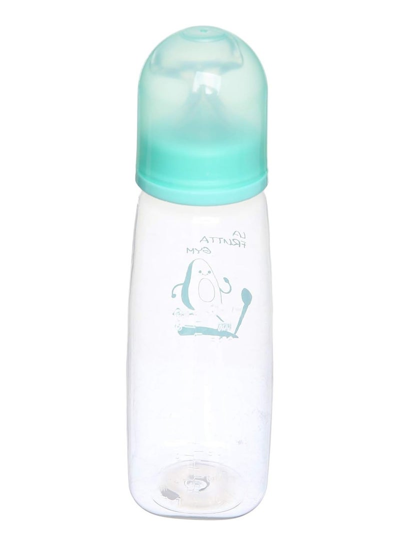 La Frutta Baby Feeding Bottle With Spoon +4m 270ml Green - Image 1