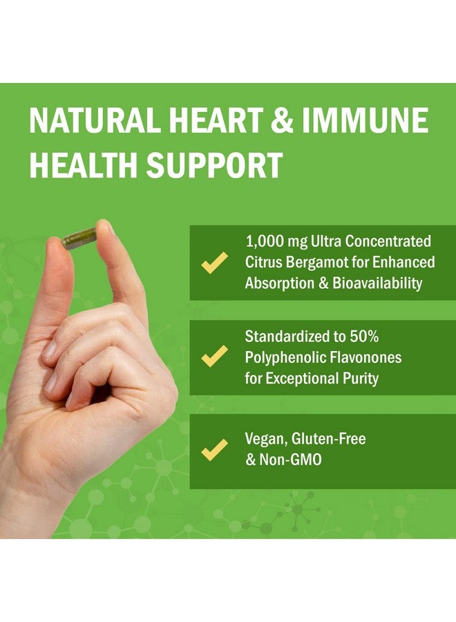 BioSchwartz Citrus Bergamot 1000mg - Citrus Bergamot Supplement for Cholesterol and Heart Health - Ultra Concentrated from Fresh Fruit for Enhanced Absorption - Vegan, Non-GMO, Gluten-Free - 120 Mini Capsules - Image 3