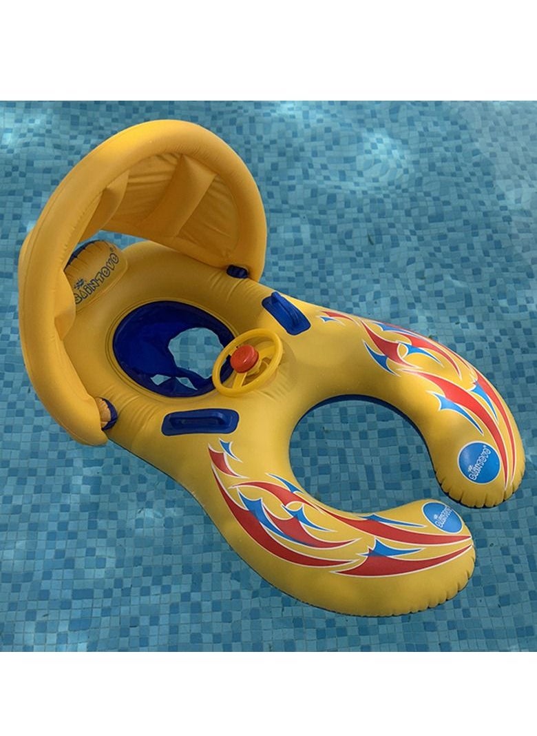 Baby Pool Float with Canopy Inflatable Swimming Floats for Kids - Mommy and Baby - pzsku/ZD72655449A419B2A459FZ/45/_/1684737485/cd0c6336-2c3c-41b9-ae75-b0c3e29d895a