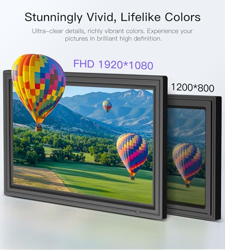 WONNIE 64GB Uhale 15.6" Digital Picture Frame, Large WiFi Electronic Photo Frames 1920 x 1080 IPS FHD Touch Screen, Share Photos and Videos Anywhere, Support SD/USB, Best Gifts for Parents and Grandparents - Image 5