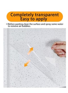 Oil-Proof Kitchen Paper, Transparent Removable Electrostatic Wall Protector Film, Backsplash and Furniture Surface Cover, 17.3in x 16.4FT, Smooth Countertop Protection. - pzsku/ZD72658139ACB196818D2Z/45/_/1724748799/edd948d2-9569-4a8e-8059-e43a74205474