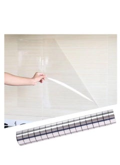 Oil-Proof Kitchen Paper, Transparent Removable Electrostatic Wall Protector Film, Backsplash and Furniture Surface Cover, 17.3in x 16.4FT, Smooth Countertop Protection. - pzsku/ZD72658139ACB196818D2Z/45/_/1724748803/7a4c50f1-7730-4ba7-82d3-5207d5167935