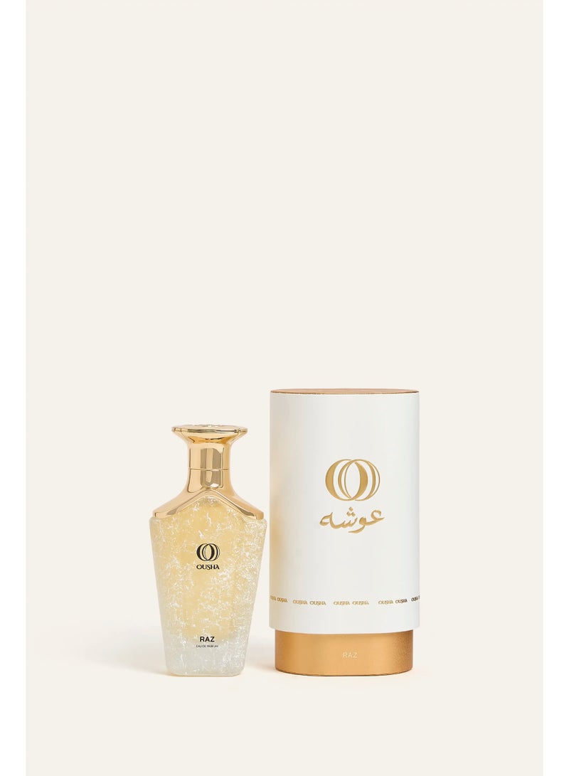 Ousha Raz Eau de Parfum 75ml Unisex – Oriental Leathery Fragrance with Ginger, Leather, Floral Notes, Patchouli & Labdanum - Image 1