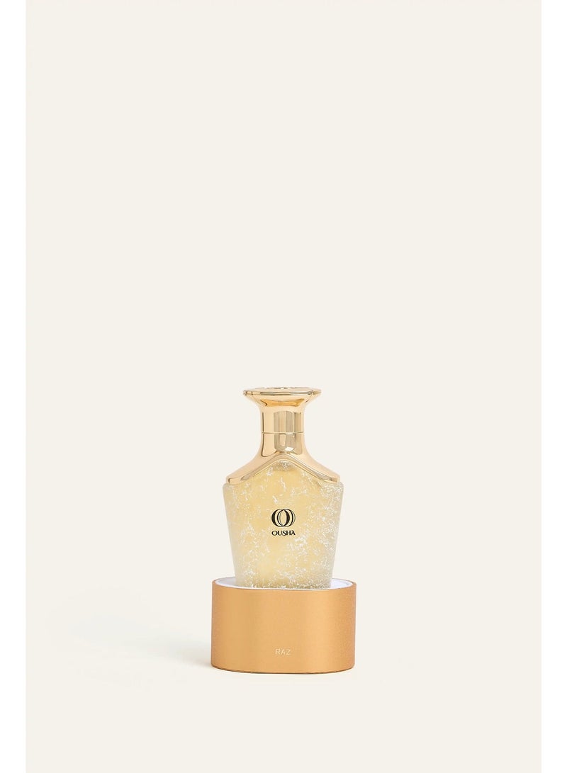 Ousha Raz Eau de Parfum 75ml Unisex – Oriental Leathery Fragrance with Ginger, Leather, Floral Notes, Patchouli & Labdanum - Image 1