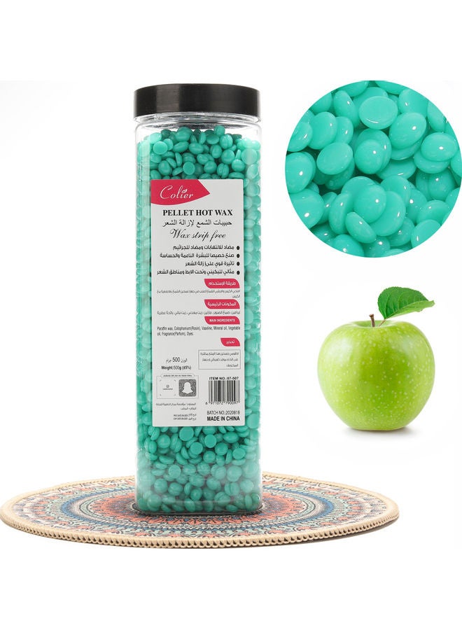 COLIER Pellet Hot Wax Green 500grams - Image 1