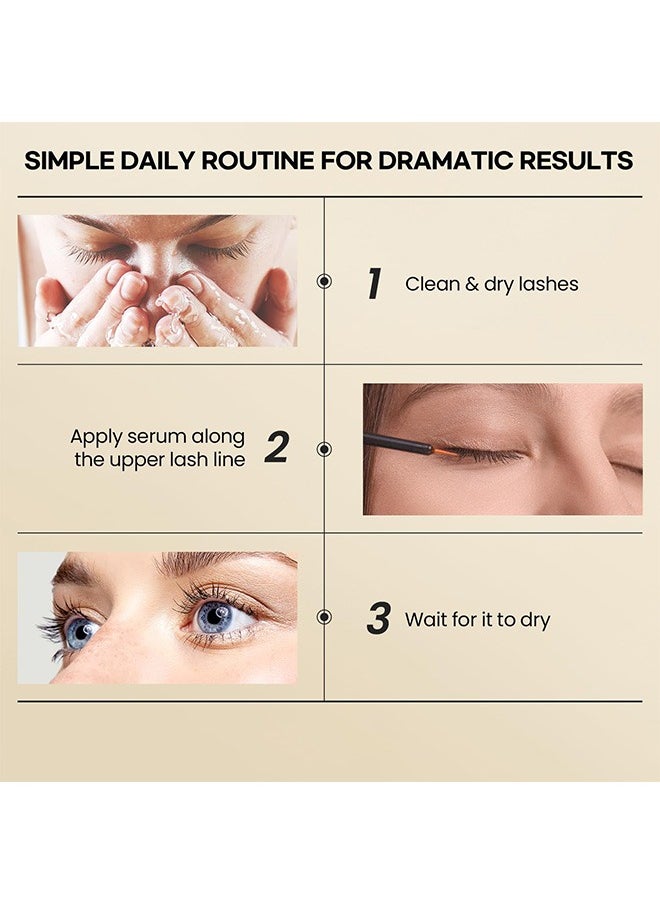 Eelhope - Eyelash Growth Serum, Conditioning Treatment for Longer Fuller Lashes, Natural Lash Enhancement, Hypoallergenic No Irritation Formula - Image 1