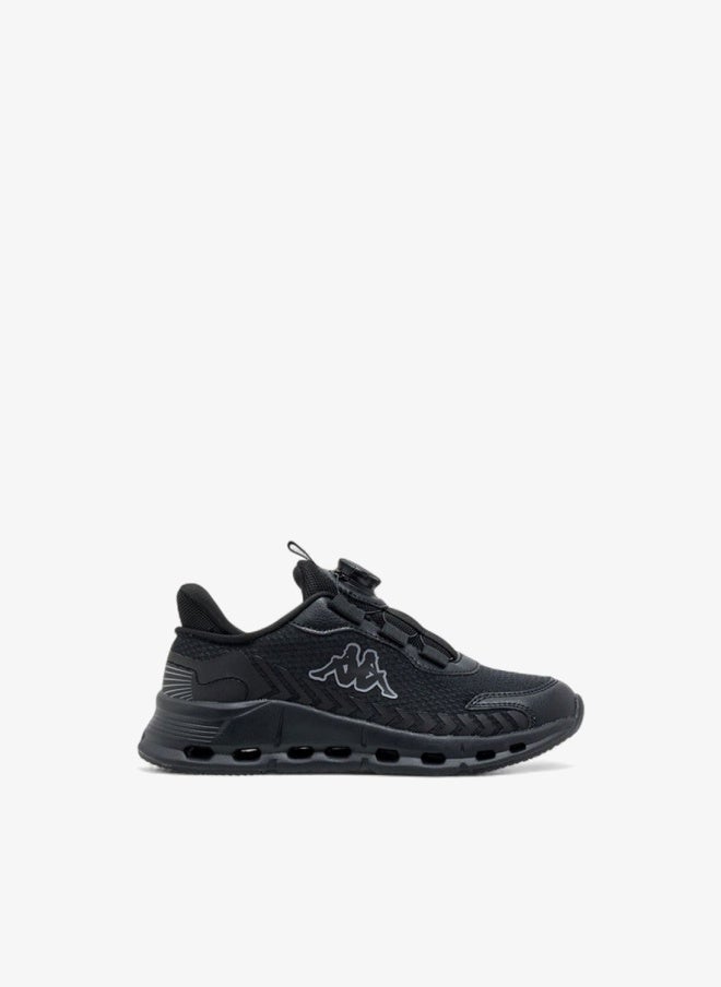 Kappa Boys' Logo Print Sports Shoes with Rotating Buckle Closure - Image 3